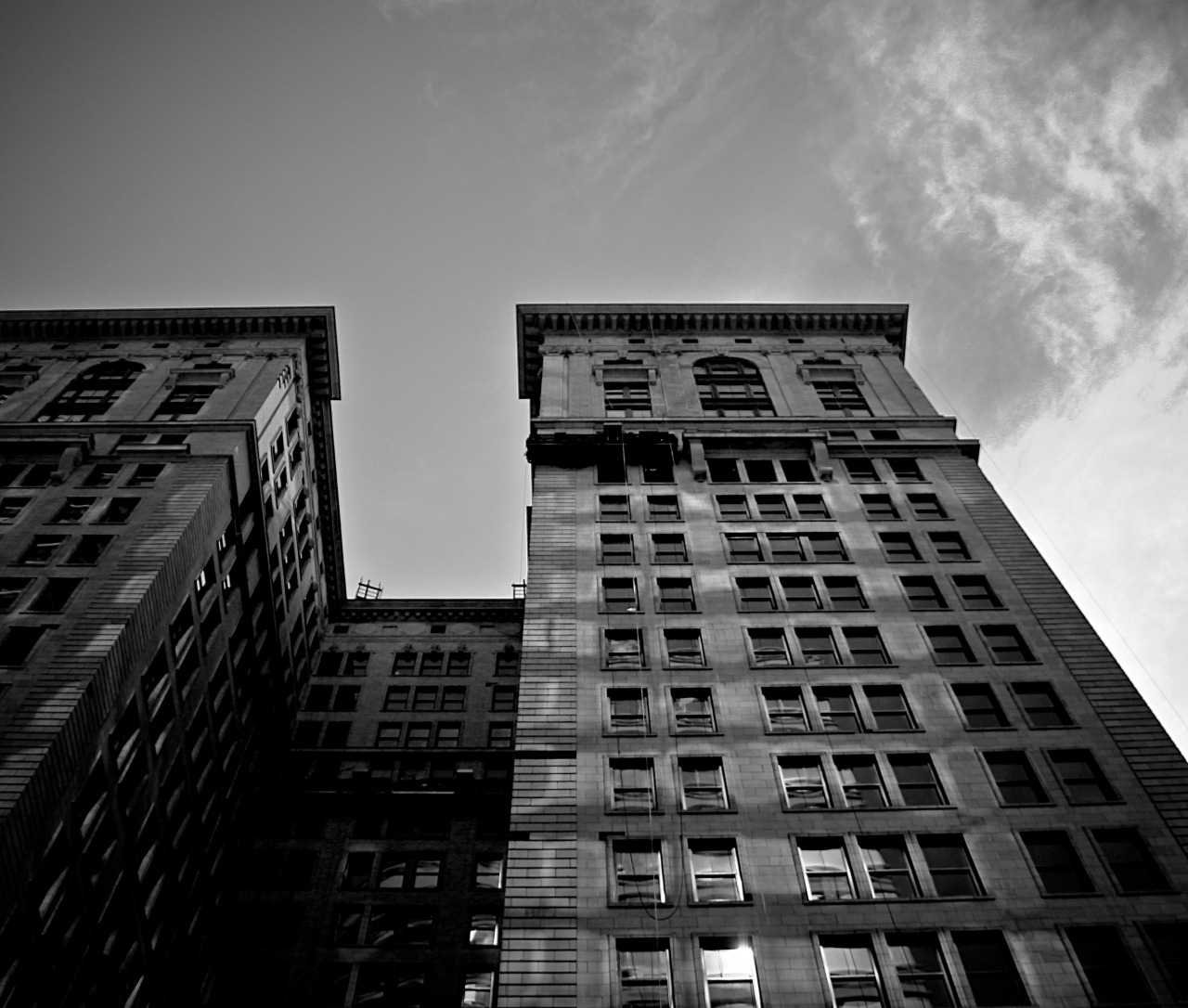 Construction continues on the renovation of the Soo Line Building downtown which will soon become the Soo Line Building City Apartments.