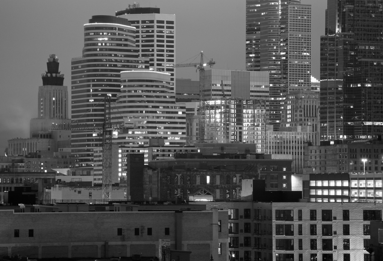 City middle Minneapolis