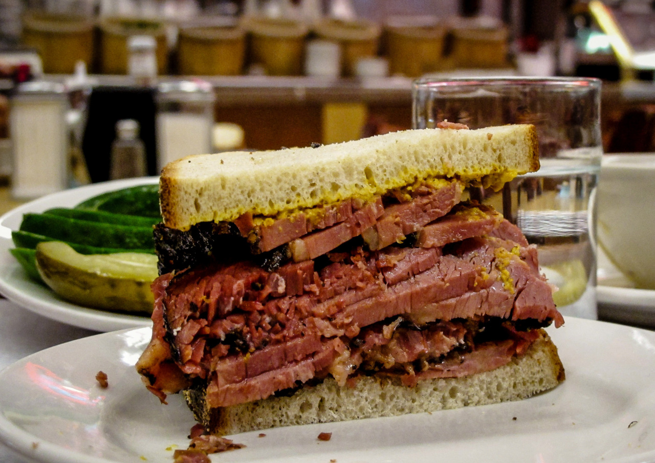 What I wouldn’t give for a pastrami on rye with a side of pickles right now.
