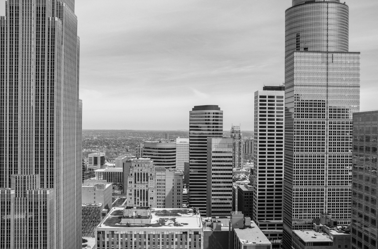 From the top of the Foshay tower observation deck this past Smarch.