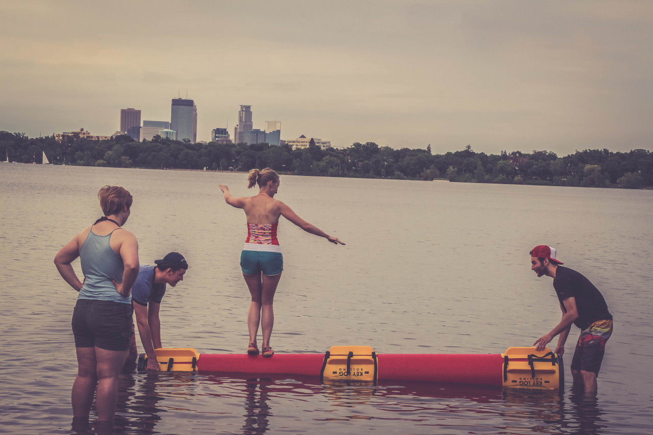 It wouldn’t be a Minnesota summer if we didn’t learn to log roll.