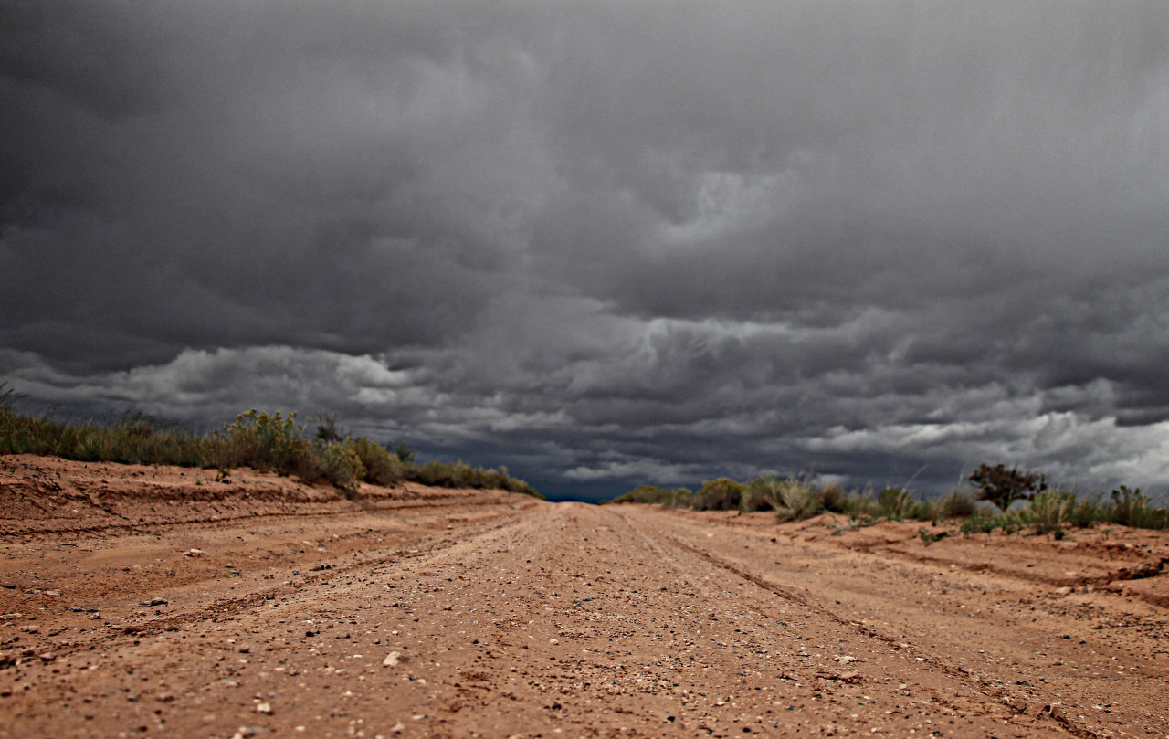 Storms brewing in the Canyonlands National Park