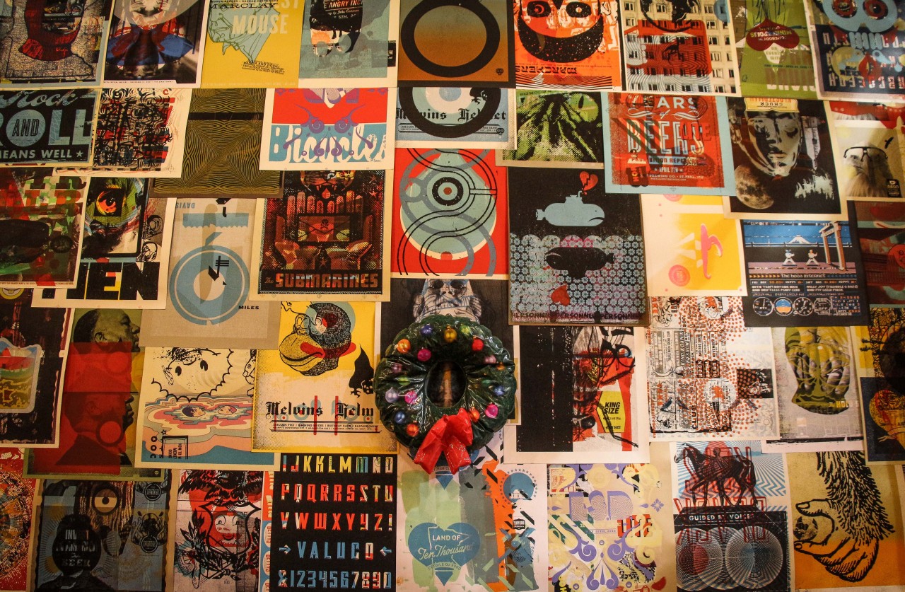 Merry Concert Poster Christmas. Dogwood Coffee