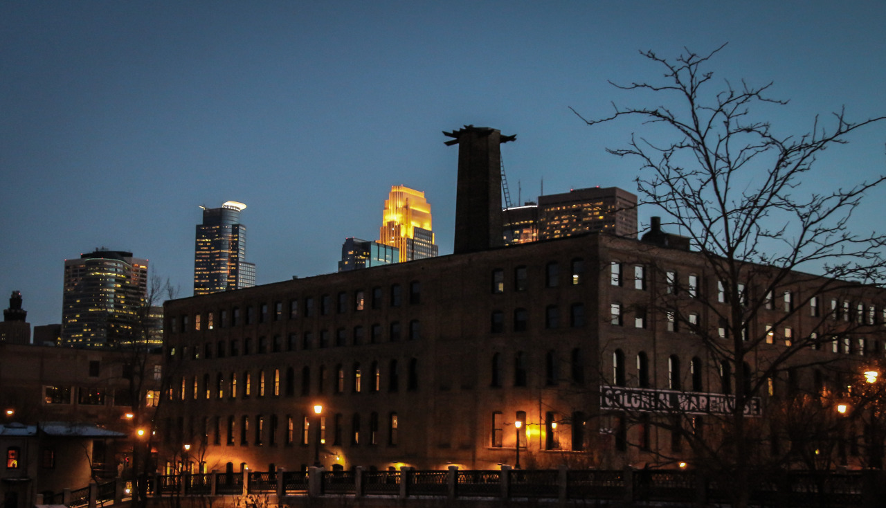 North Loop winter sunset