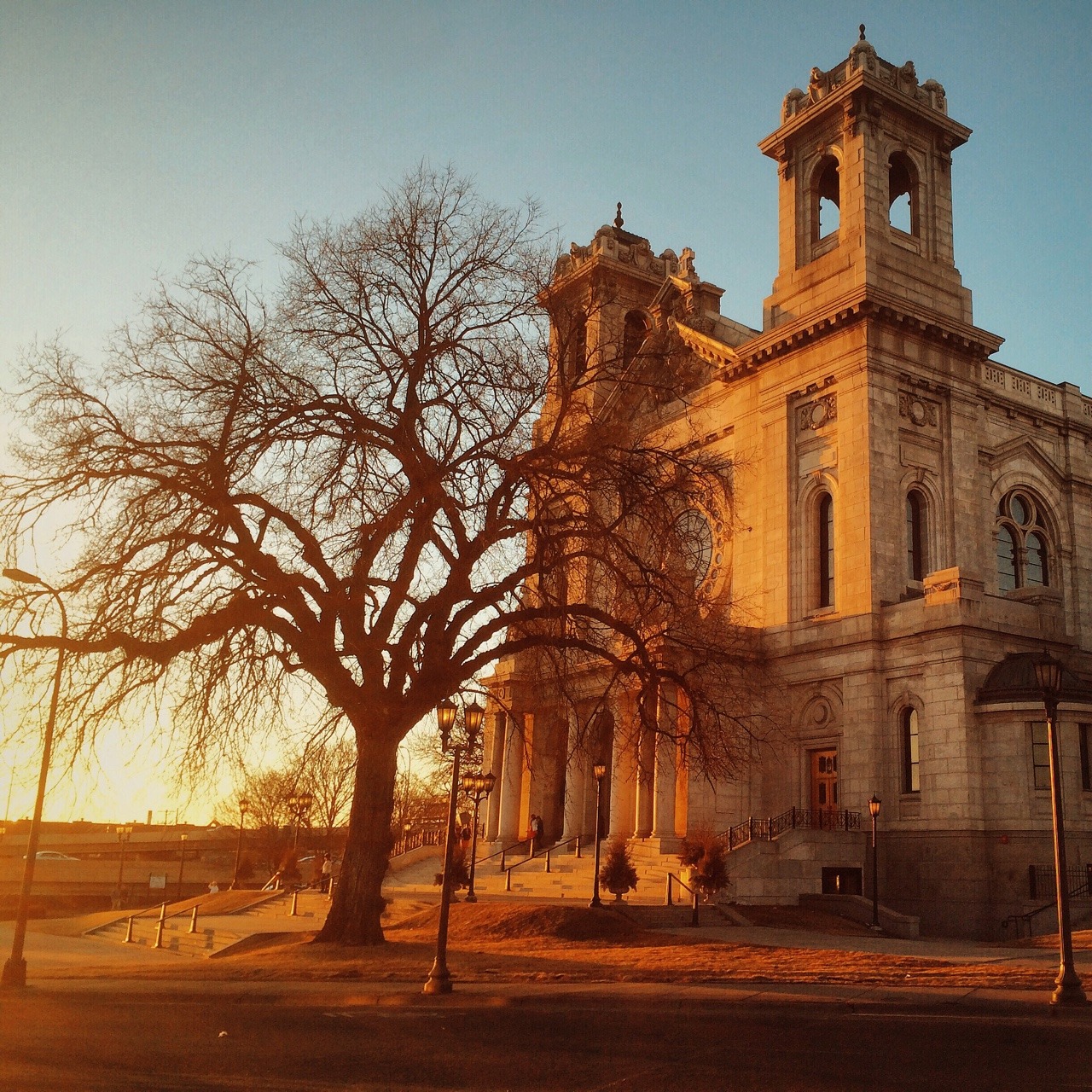 Basilica sunset