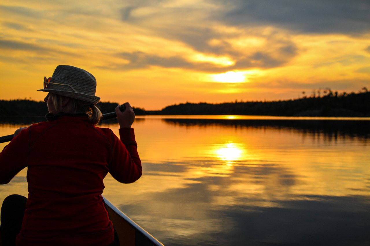 Sunset in the Boundary Waters